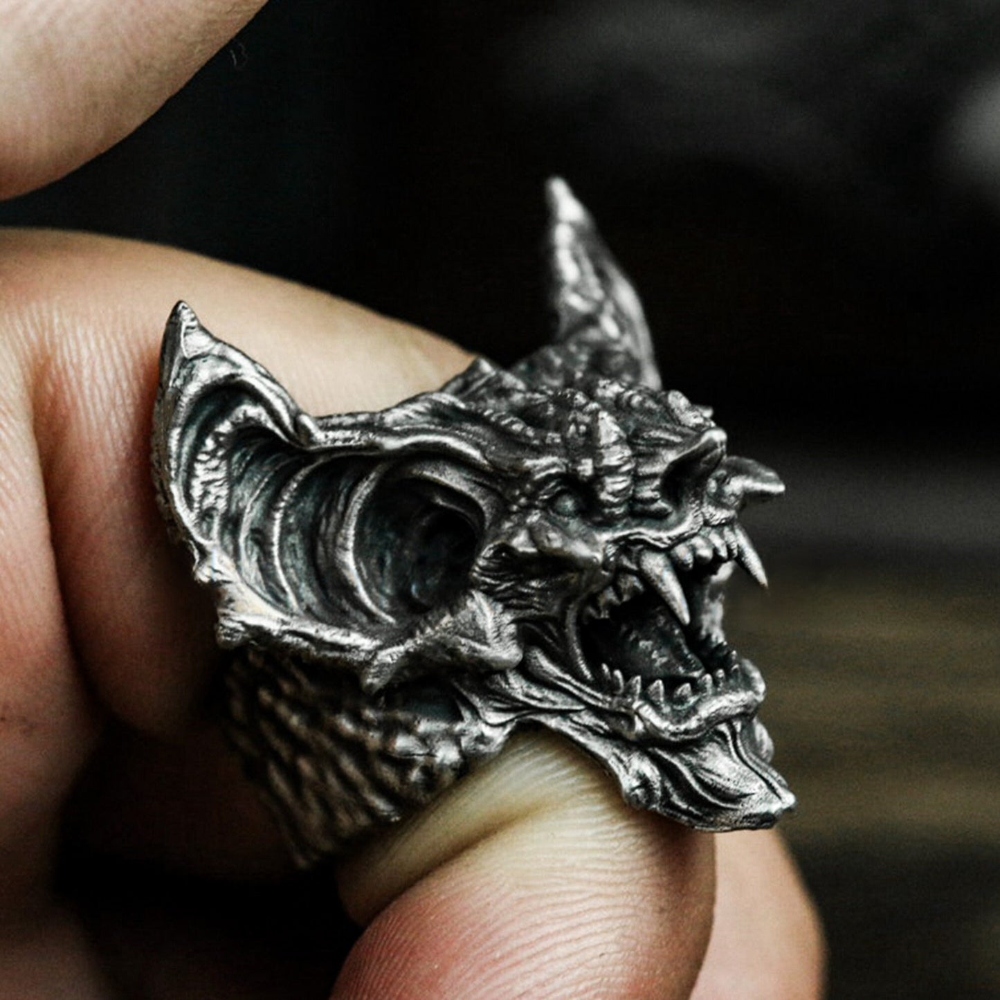 Bat Demon Rings ¨C 925 Silver Handmade