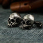 Human Skull Cufflinks - 925 Silver Handmade