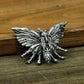 Death Moth Pendant ¨C Handmade 925 Silver Gothic Insect Necklace