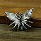 Death Moth Pendant ¨C Handmade 925 Silver Gothic Insect Necklace