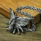 Death Moth Pendant ¨C Handmade 925 Silver Gothic Insect Necklace