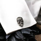 Mexican Gangster Sugar Skull Cufflinks - 925 Silver Handmade