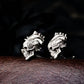 Anatomical Heart Skull Cufflinks, 925 Silver Handmade