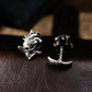 Anatomical Heart Skull Cufflinks, 925 Silver Handmade