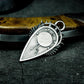 British Mourning Pendant - 925 Silver Handmade
