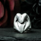 Owl Minimalist Ring ¨C 925 Silver Handmade