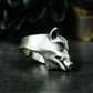 Boar Minimalist Ring ¨C 925 Silver Handmade