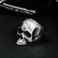 Minimal Skull Ring - 925 Silver Handmade Clean Death Form