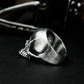 Minimal Skull Ring - 925 Silver Handmade Clean Death Form