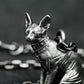 Sphynx Cat Pendant ¨C Handmade 925 Silver Egyptian Guardian Necklace