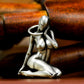Mechanical Girl Pendant ¨C Handmade 925 Silver Cyberpunk Female Body Necklace