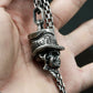 Top Hat Skull Pendant - 925 Silver Handmade