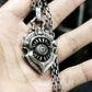 Steampunk Shield Pendant ¨C 925 Silver Handmade