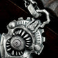 Steampunk Shield Pendant ¨C 925 Silver Handmade