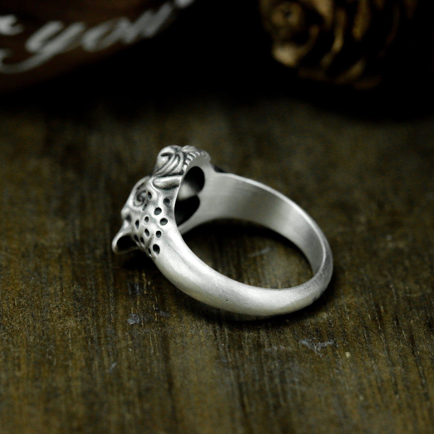 Minimalist Leopard Ring - 925 Sterling Silver Handmade
