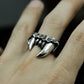 Vampire Fang Ring - 925 Silver Handmade Gothic Horror