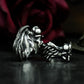 Angel & Demon Couple Rings Set - 925 Sterling Silver Handmade