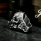 Fangs Skull Ring - 925 Silver Handmade