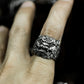 Lion Statue Ring ¨C Handmade 925 Silver Spiritual Beast Band