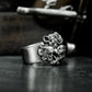 Lion Statue Ring ¨C Handmade 925 Silver Spiritual Beast Band