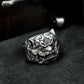 Lion Statue Ring ¨C Handmade 925 Silver Spiritual Beast Band