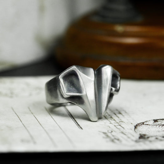Symbolic Sheep Ring - 925 Silver Handmade