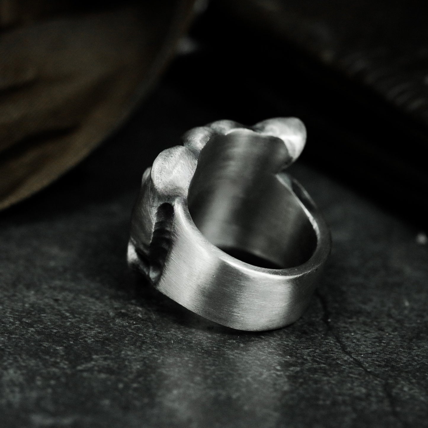 Shar Pei Dog Ring - 925 Silver Handmade