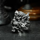 Lion King Mythical Beast Ring - 925 Silver Handmade