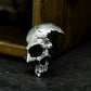 Broken Skull Pendant - 925 Silver Handmade Gothic Relic
