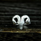 Ram Horn Power Ring - 925 Silver Handmade