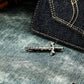 Crusader Skeleton Army Sword Tie Clip, 925 Silver Handmade
