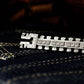 Mayan Scepter Tie Clip, Dragon Head, 925 Silver Handmade