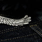 Wings of Holy Light Tie Clip, Wing Design, 925 Silver Handmade