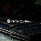 Mayan Snake Staff Tie Clip, Snake Totem, 925 Silver Handmade