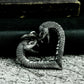 Serpent Heart Pendant ¨C Handmade 925 Silver Gothic Symbol Necklace
