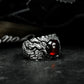 Lava Eruption Ring ¨C Handmade 925 Silver Magma Stone Claw Band