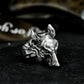 Wolf King Totem Ring - 925 Silver Handmade
