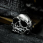 Black Skull Ring ¨C Handmade 925 Silver Dark Hip-Hop Band