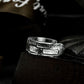 Broken Brick Wall Ring - 925 Silver Handmade