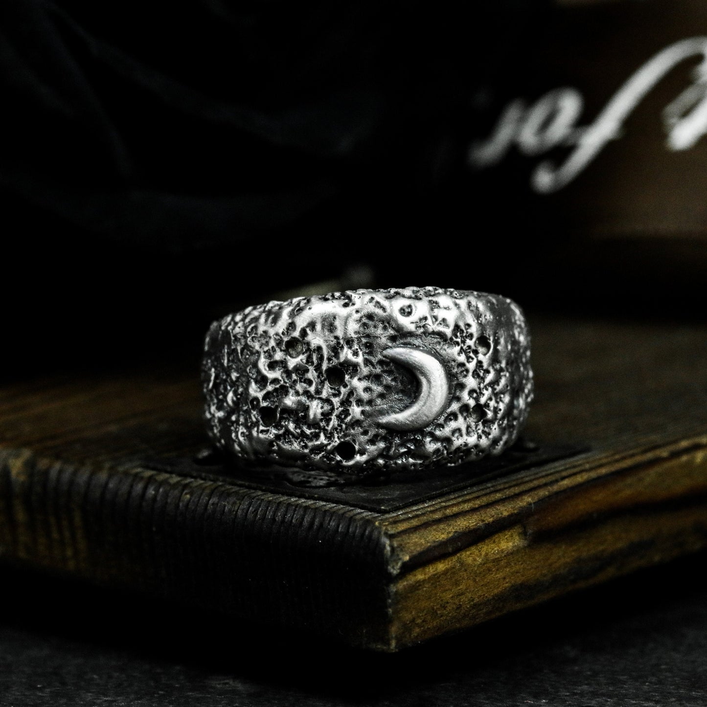 Sun Moon Star Couple Ring - 925 Silver Handmade