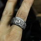 Sun Moon Star Couple Ring - 925 Silver Handmade
