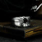 Sun Moon Star Couple Ring - 925 Silver Handmade