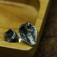 Cobra Head Stud Earrings ¨C 925 Sterling Silver Handmade