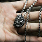 Monkey King Pendant with Staff - 925 Sterling Silver Handmade