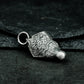 Mythical Beast Pendant with Fierce Expression - 925 Sterling Silver Handmade