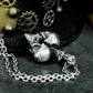 Inverted Heart Skull Pendant ¨C 925 Sterling Silver Handmade