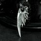 Dual-Style Bat Wing Pendant Set - 925 Sterling Silver Handmade