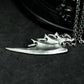 Dual-Style Bat Wing Pendant Set - 925 Sterling Silver Handmade