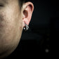 Wrapped Wing Stud Earrings - 925 Sterling Silver Handmade