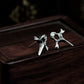 Religious Cross Earrings - 925 Silver Handmade